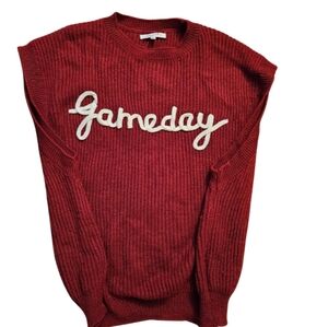 Crimson Red Game Day Sweater Vest